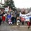 Hundreds participated in Walk the Block rallies in Hillsborough and Riverside-Albert (seen here) in Albert County in early 2013 to show their opposition to the granting of approvals for oil and gas development in the county and province. Hillsborough Village Council passed a resolution in March calling upon the government of New Brunswick to stop all approved gas and oil activities within 4 km of village limits and 4 km from water supplies, both above and below ground. According to Minister of Energy and Mines Craig Leonard, there are no justifications to cease oil and gas activity at this point. Photo by Deborah Carr.