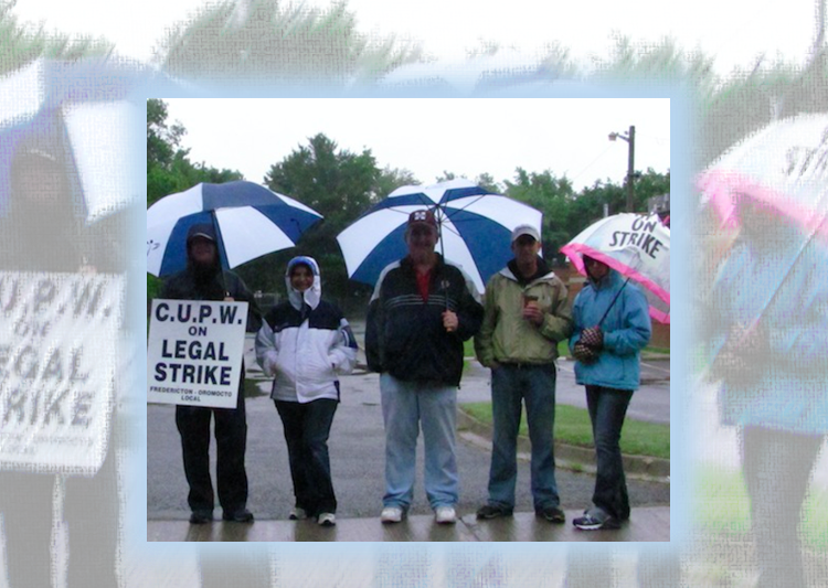 Postal workers on strike in Fredericton and Oromocto