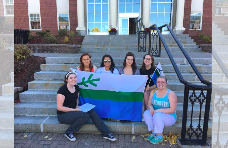 “Make Muskrat right:” Fredericton students from Labrador rally in solidarity with people fighting dam