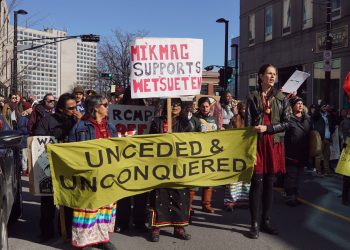 Five hundred people take to Halifax’s streets in support of the Wet’suwet’en