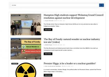 NB Media Co-op’s nuclear industry coverage submitted to Canada’s radioactive waste policy review