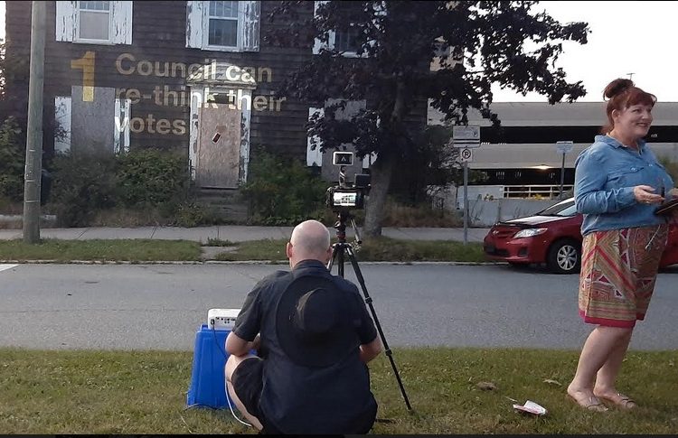 Saint John residents protest JD Irving’s plan to demolish heritage building