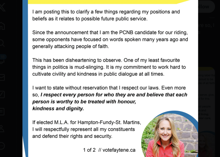 Faytene Grasseschi’s “clarification”