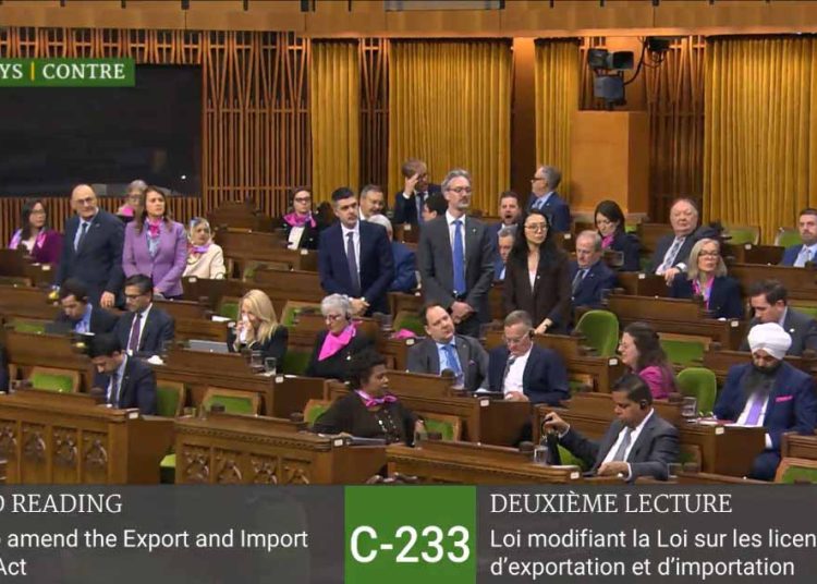 New Brunswick MPs reject bill to close loophole on U.S. arms exports