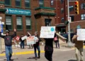 Protesters rally in Sackville as environmental award goes to gas plant opponents