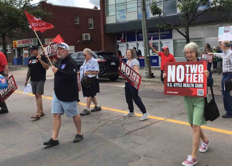 Privatization in Alberta threatens public health care across Canada, activists tell federal government